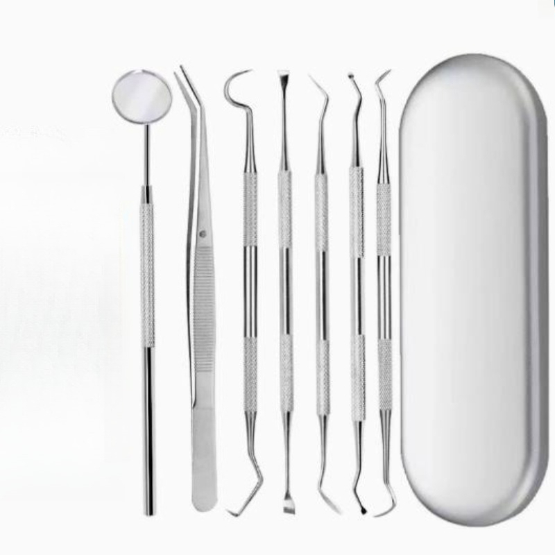 Dental Mirror Probe - 5x7Pcs/Set Dentist Prepared Stainless Steel Tool