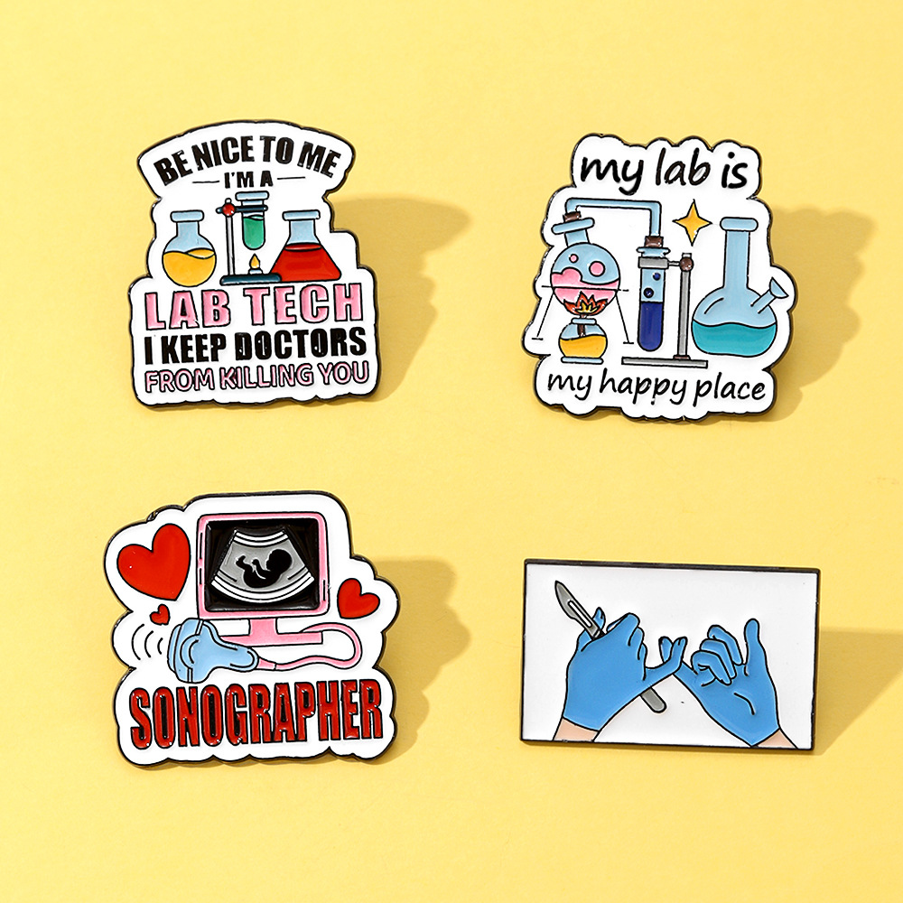 Medical Lab Worker - Medical & Lab Themed Enamel Pin