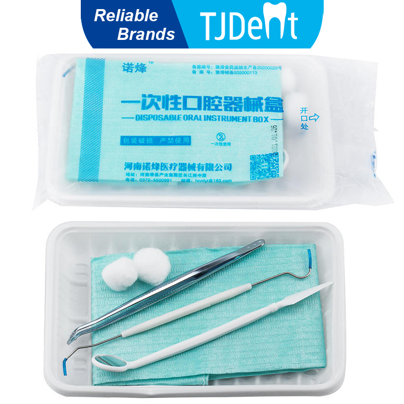 Dental Mirror Probe - TJDent Disposable Dental Oral Instrument Box