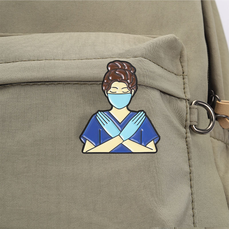 Medical Theme Enamel Pin Nurse - Medical Lab Worker review and price