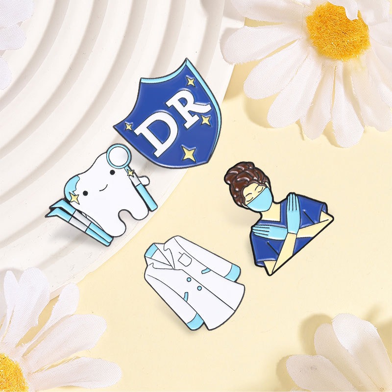 Medical Theme Enamel Pin Nurse - Medical Lab Worker review and price