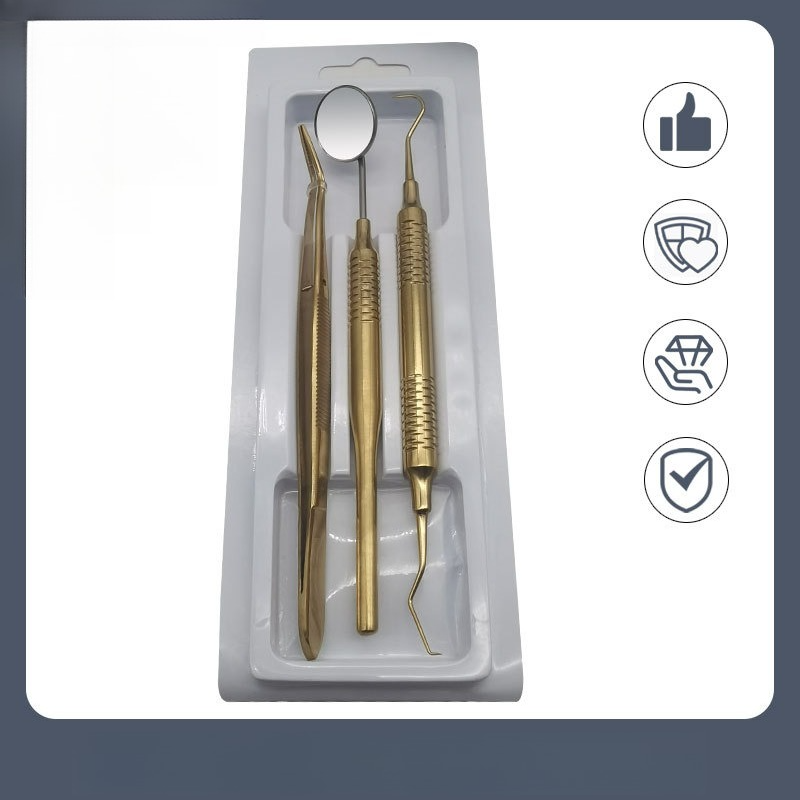 1 Set Dental Tools  Titanium H - Dental Mirror Probe review and price