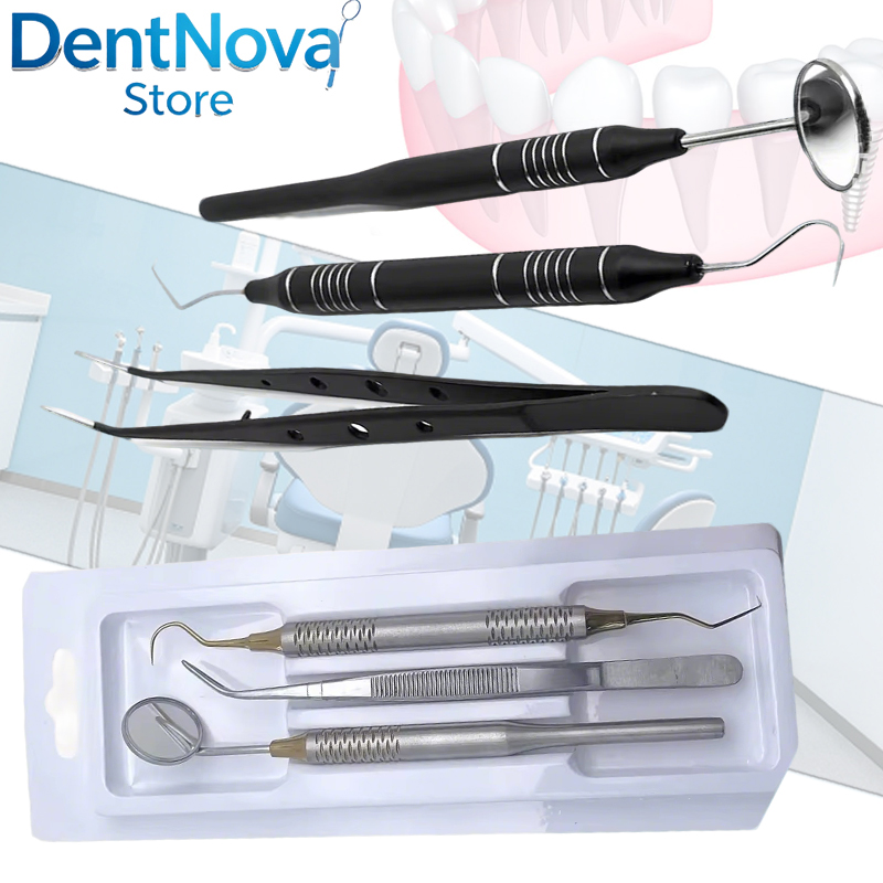 Dental Exam Set Stainless Stee - Dental Mirror Probe review and price