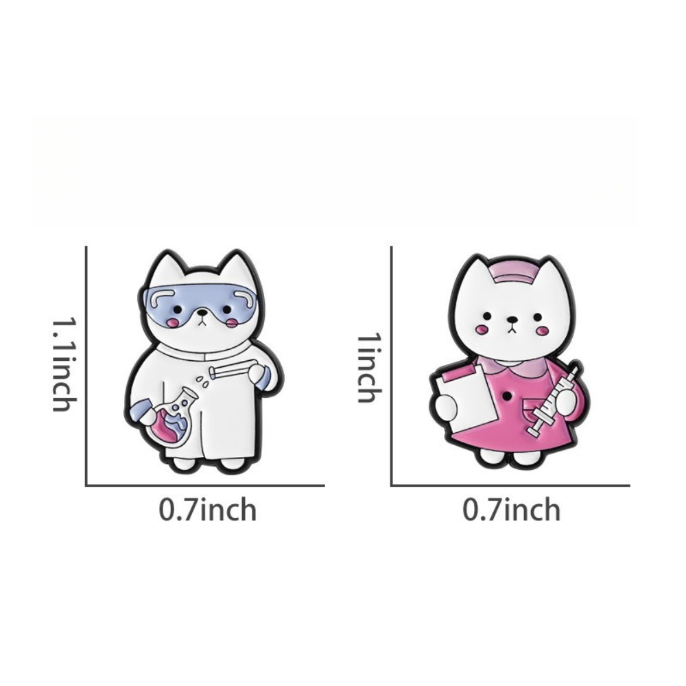 Cute Cat Nurse Lab Worker Broo - Medical Lab Worker review and price