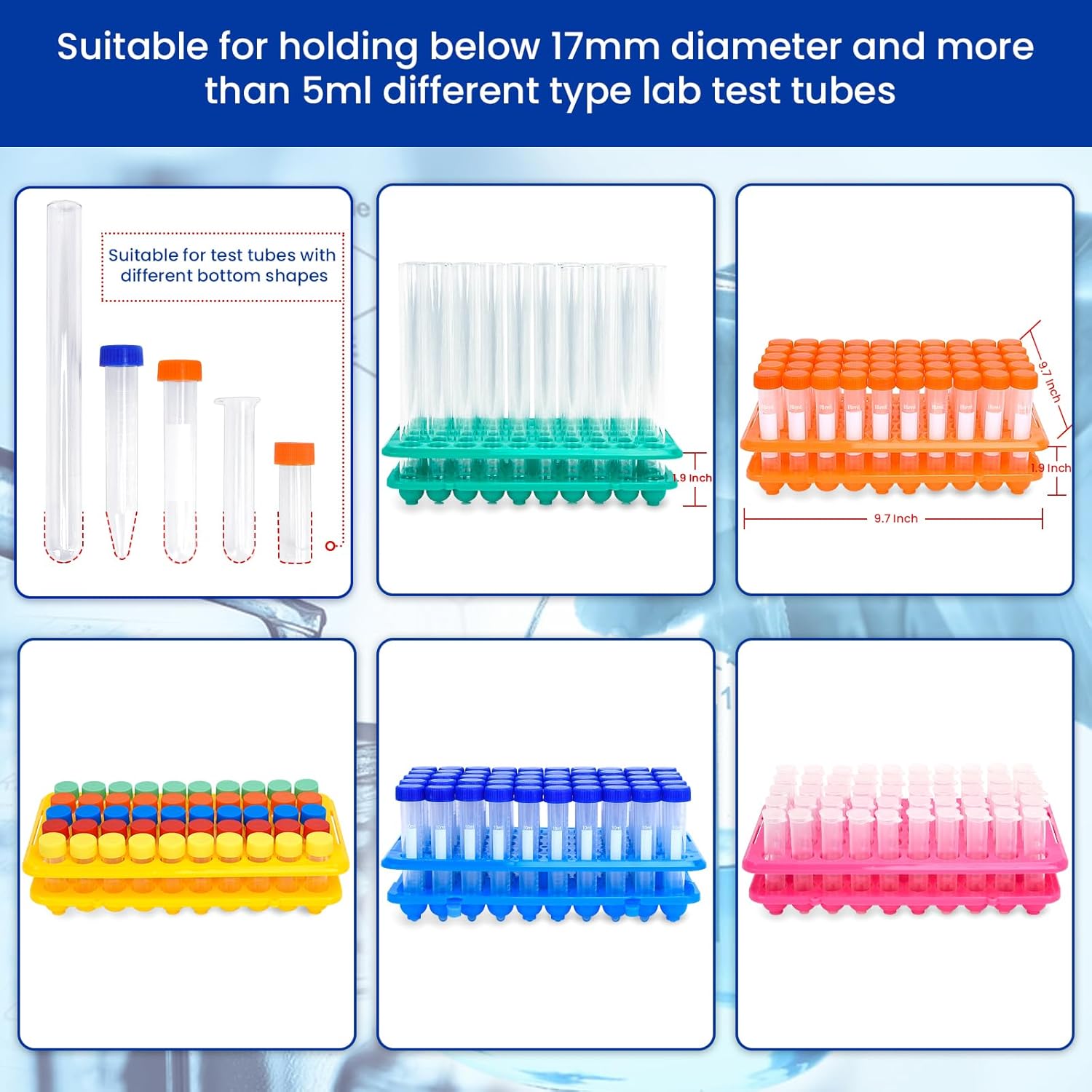 Plastic Test Tube Rack 50-Hole - Laboratory Centrifuge review and price