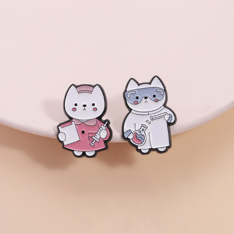 2pcs Cute Cartoon Medical Cat  - Medical Lab Gifts review and price