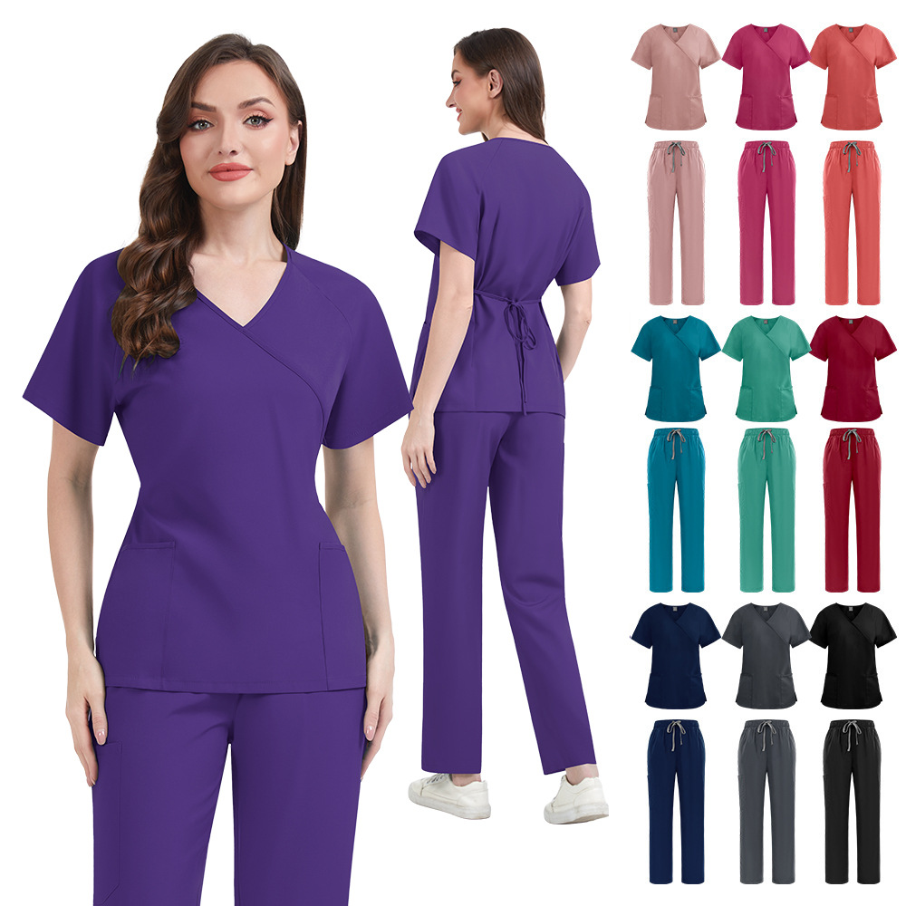 Slim Fit Women Scrubs Sets Hos - Medical Lab Uniform review and price